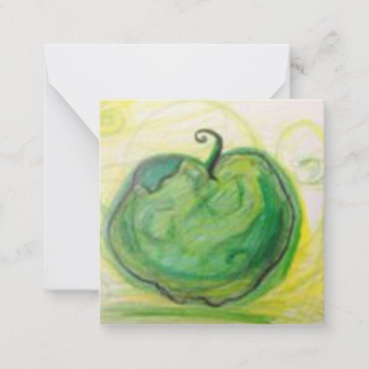 Correspondance Carte de note Apple (Devant)