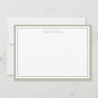 Correspondance Carte de note avec nom personnalisé