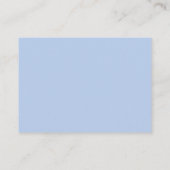 Correspondance Carte de note bleu ciel doux (Dos)