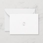 Correspondance Carte de note Bouquet d'été (Dos)