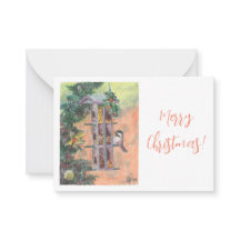 Carte de note cadeau pour nourrir les oiseaux