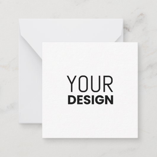 Correspondance Carte de note carré (Devant)