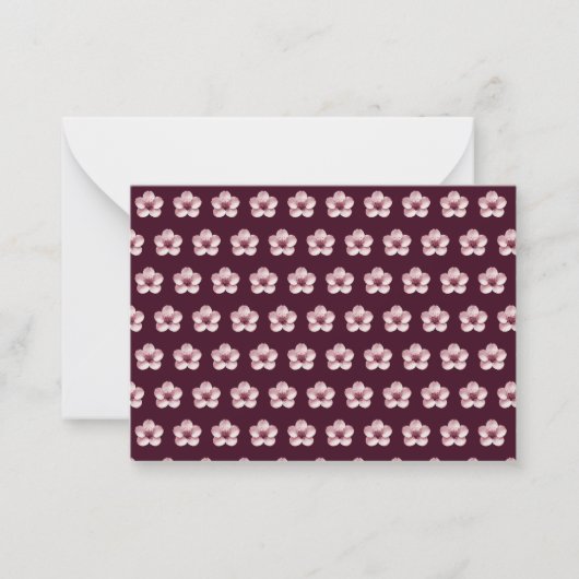 Correspondance Carte de note Cherry Blossom (Devant)
