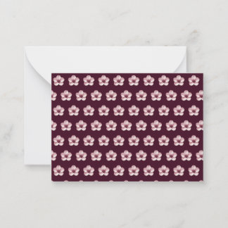 Correspondance Carte de note Cherry Blossom