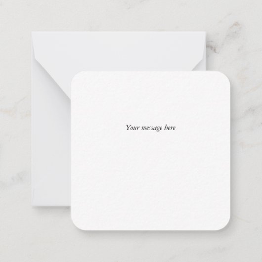 Correspondance Carte de note Cherry Mini Thank You (Dos)