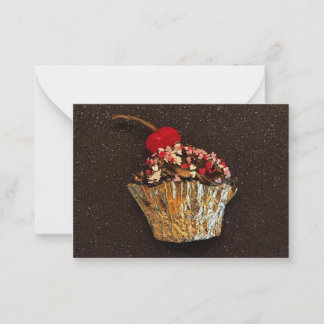 Correspondance Carte de note Cupcake