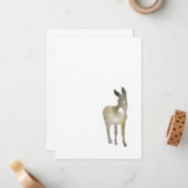 Correspondance Carte de note d'âne de dégradé (Devant/Arrière en situation)