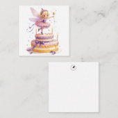 Correspondance Carte de note d'anniversaire d'Imaginaire de fée (Devant / Derrière)