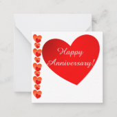 Correspondance Carte de note d'anniversaire heureuse (Devant)