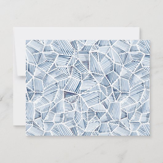 Correspondance Carte de note d'aquarelle de yacht (Dos)