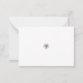 Correspondance carte de note d'aquarelle nature (Dos)