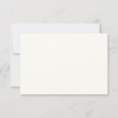 Correspondance Carte de note d'art abstrait originale 3,5X5" Frui (Dos)