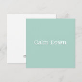 Correspondance Carte de note de bas de gamme (Devant / Derrière)