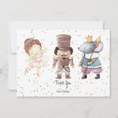 Correspondance Carte de note de Casse-Noisette Pailleté Pastel (Devant)