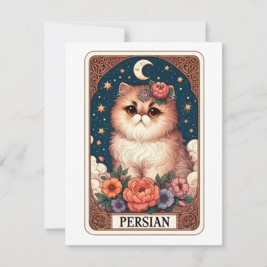 Correspondance Carte de note de chat (Devant)