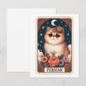 Correspondance Carte de note de chat (Devant / Derrière)