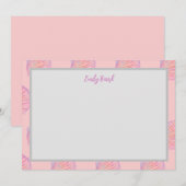 Correspondance Carte de note de coquillage (Devant / Derrière)