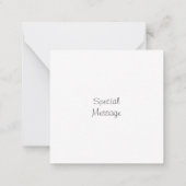 Correspondance Carte de note de fraise d'aquarelle (Dos)