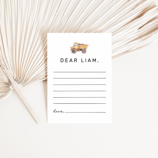 Correspondance Carte de note de la capsule d'heure d'anniversaire