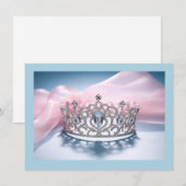 Correspondance Carte de note de la couronne Pageant (Devant / Derrière)