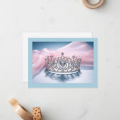 Correspondance Carte de note de la couronne Pageant (Devant/Arrière en situation)