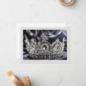 Correspondance Carte de note de la couronne Pageant (Devant/Arrière en situation)