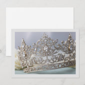 Correspondance Carte de note de la couronne Pageant (Devant / Derrière)