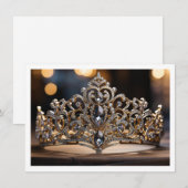 Correspondance Carte de note de la couronne Pageant (Devant / Derrière)