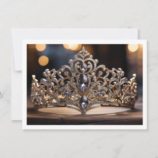 Correspondance Carte de note de la couronne Pageant (Devant)