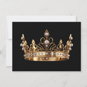 Correspondance Carte de note de la couronne Pageant