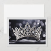 Correspondance Carte de note de la couronne Pageant (Devant / Derrière)