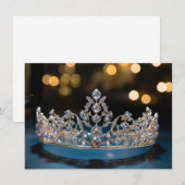 Correspondance Carte de note de la couronne Pageant (Devant / Derrière)