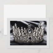 Correspondance Carte de note de la couronne Pageant (Devant / Derrière)