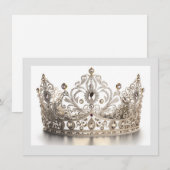 Correspondance Carte de note de la couronne Pageant (Devant / Derrière)