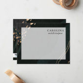 Correspondance Carte de note de la géode métallique (Devant/Arrière en situation)