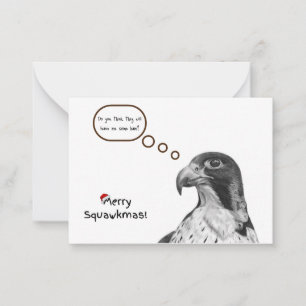 Correspondance Carte de note de Noël Falcon