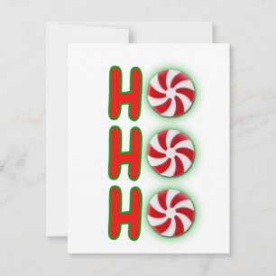 Correspondance Carte de note de Noël Ho Ho Ho