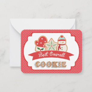 Correspondance Carte de note de prix du meilleur cookie en généra