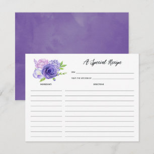 Correspondance Carte de note de recette de mariage floral ultra v