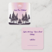 Correspondance Carte de note de scène naturelle (Devant / Derrière)