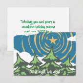 Correspondance Carte de note de séjour (Devant / Derrière)