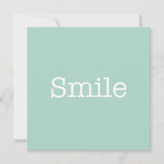 Correspondance Carte de note de sourire (Devant)