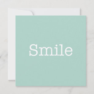 Correspondance Carte de note de sourire