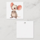 Correspondance Carte de note de souris mignonne (Devant / Derrière)