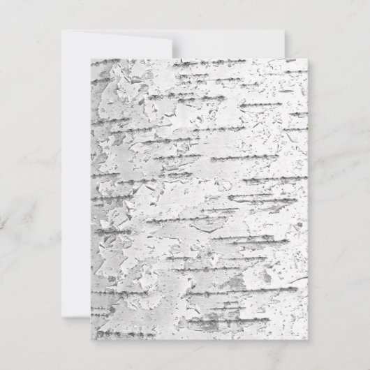 Correspondance Carte de note d'écorce de bouleau (Devant)