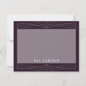 Correspondance Carte de note d'inspiration Queen (Devant)