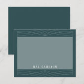 Correspondance Carte de note d'inspiration Queen (Devant / Derrière)