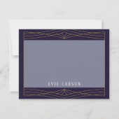 Correspondance Carte de note d'inspiration Queen (Devant)