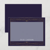 Correspondance Carte de note d'inspiration Queen (Devant / Derrière)