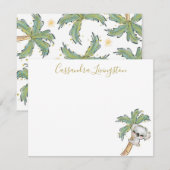 Correspondance Carte de note d'ours koala mignon (Devant / Derrière)